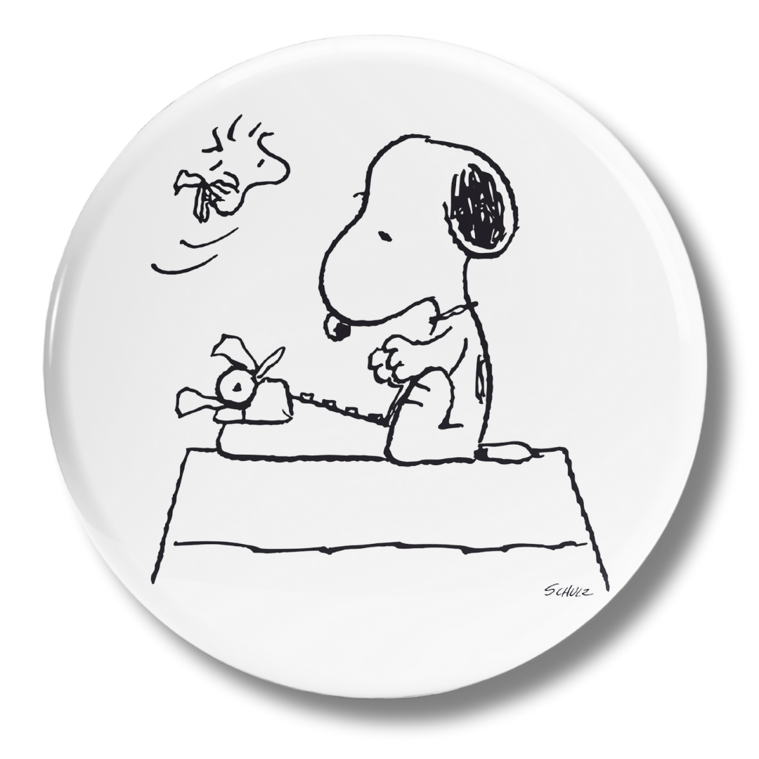 Immagine Bollino Snoopy Scrittore